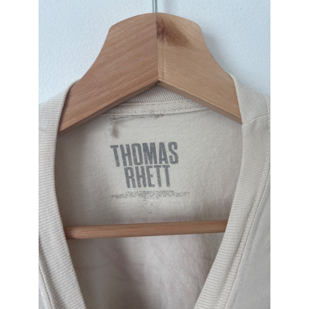 Thomas Rhett 2022 Tour Long Sleeve Shirt – Beige – 2X - Picture 3 of 4